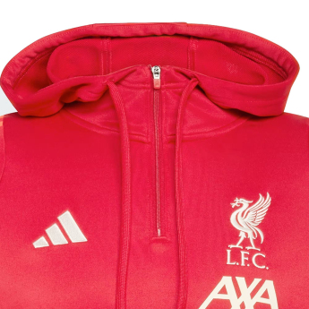 FC Liverpool pánská mikina s kapucí Track red