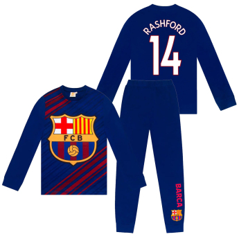 FC Barcelona dětské pyžamo Long Rashford