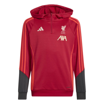FC Liverpool dětská mikina s kapucí Track red