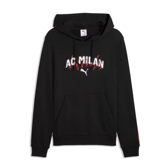 AC Milan pánská mikina s kapucí Culture black