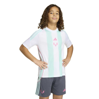 Lionel Messi dětský fotbalový dres MESSI Stripe white