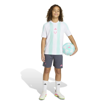 Lionel Messi dětský fotbalový dres MESSI Stripe white