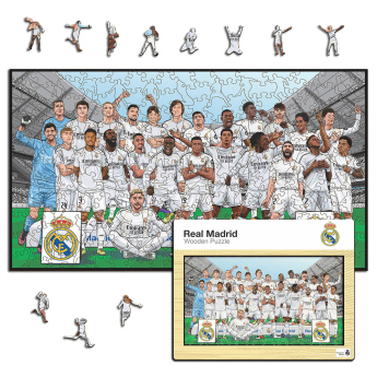 Real Madrid dřevěné puzzle 25/26 Team 500 pcs
