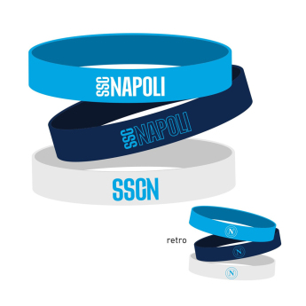 SSC Neapol gumový náramek 3pack Silicone