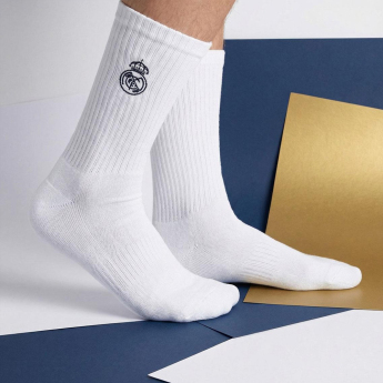 Real Madrid ponožky 2pack Long white