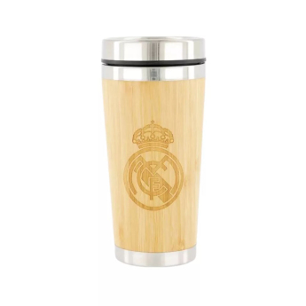 Real Madrid cestovní hrnek Bambu