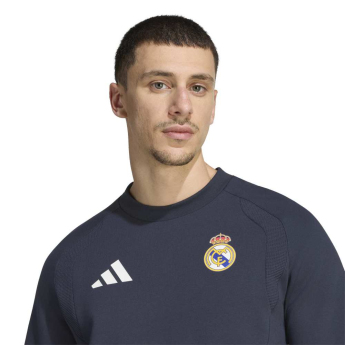 Real Madrid pánská mikina Tiro Travel navy