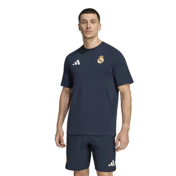 Real Madrid pánské tričko Tiro Travel navy