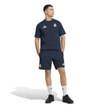 Real Madrid pánské tričko Tiro Travel navy
