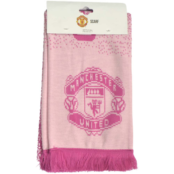 Manchester United zimní šála Knit pink