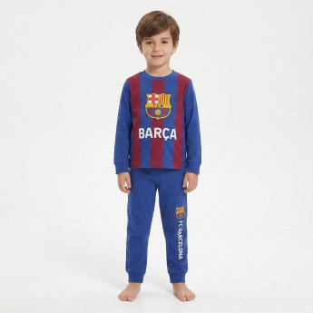 FC Barcelona dětské pyžamo Azul