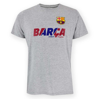 FC Barcelona pánské tričko Sentiment grey