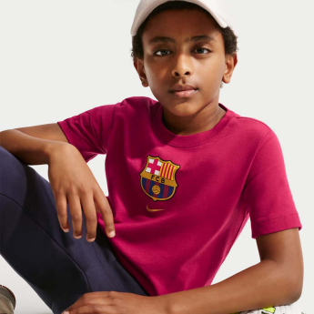 FC Barcelona dětské tričko Club Crest red