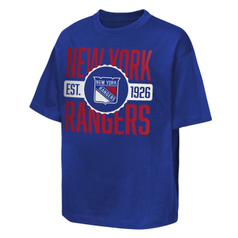 New York Rangers dětské tričko NHL Shot Speed Short Sleeve Elevated