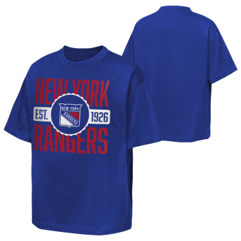 New York Rangers dětské tričko NHL Shot Speed Short Sleeve Elevated