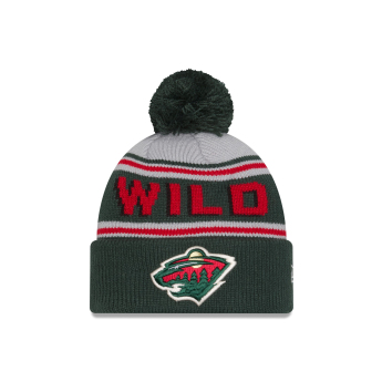 Minnesota Wild zimní čepice NHL Pom Wordmark