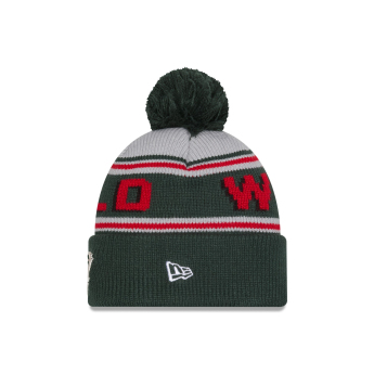 Minnesota Wild zimní čepice NHL Pom Wordmark