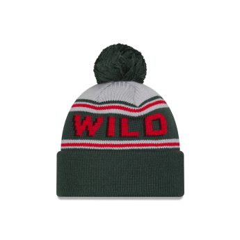 Minnesota Wild zimní čepice NHL Pom Wordmark