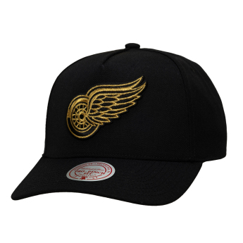 Detroit Red Wings čepice baseballová kšiltovka NHL Black and Gold Pro Snapback