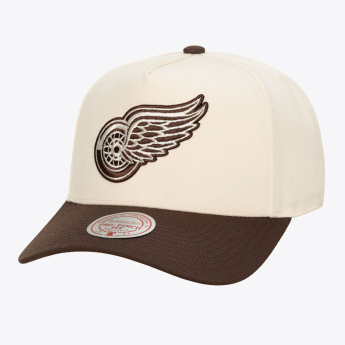 Detroit Red Wings čepice baseballová kšiltovka NHL Brown and Cream Pro Snapback