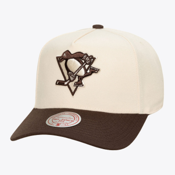 Pittsburgh Penguins čepice baseballová kšiltovka NHL Brown and Cream Pro Snapback