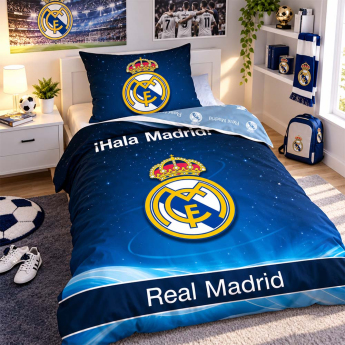 Real Madrid povlečení na jednu postel Blue