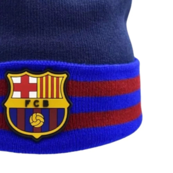 FC Barcelona dětská zimní čepice Lines