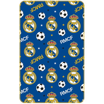 Real Madrid fleecová deka blue