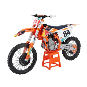 Modely aut a motorek model 1/6 Red Bull KTM 450 SX-F Jeffrey Herlings nr.84