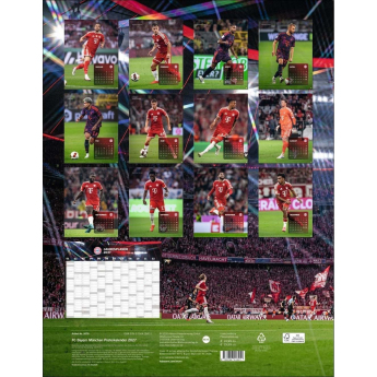 Bayern Mnichov kalendář 2027 Wall
