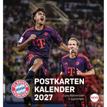 Bayern Mnichov kalendář 2027 Postcard