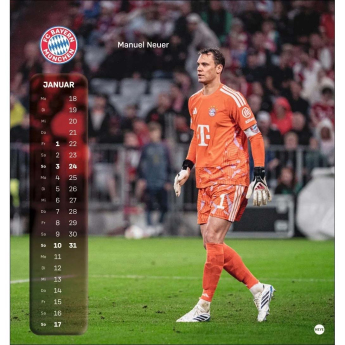 Bayern Mnichov kalendář 2027 Postcard