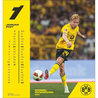 Borussia Dortmund kalendář 2027 Postcard