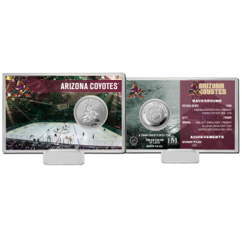 Arizona Coyotes sběratelská mince History Silver Coin Card Limited Edition od 5000