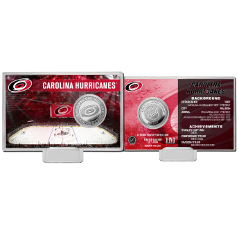 Carolina Hurricanes sběratelská mince History Silver Coin Card Limited Edition od 5000