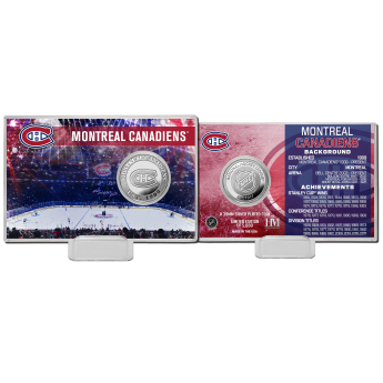 Montreal Canadiens sběratelská mince History Silver Coin Card Limited Edition od 5000