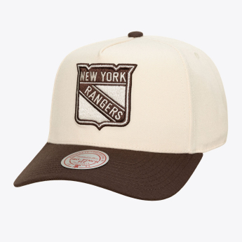 New York Rangers čepice baseballová kšiltovka NHL Brown and Cream Pro Snapback