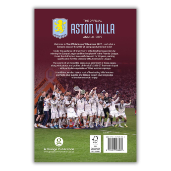 Aston Villa kniha Annual 2027