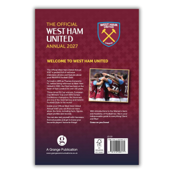 West Ham United kniha Annual 2027