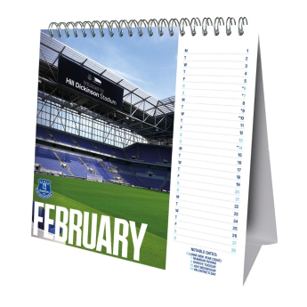 FC Everton stolní kalendář 2027