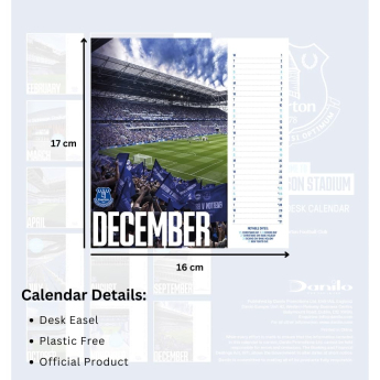 FC Everton stolní kalendář 2027