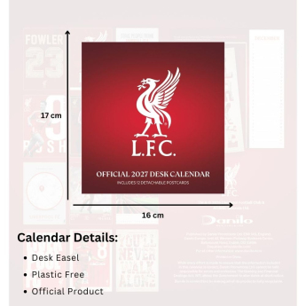 FC Liverpool stolní kalendář 2027