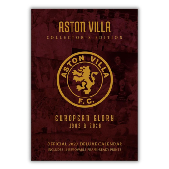 Aston Villa kalendář Deluxe 2027