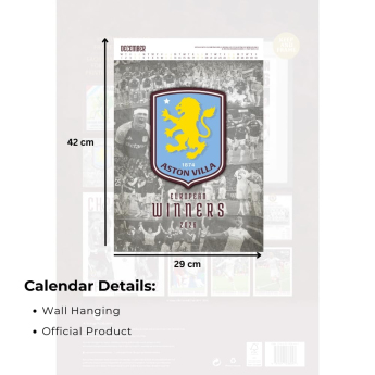 Aston Villa kalendář Deluxe 2027