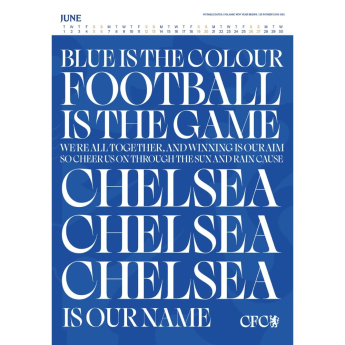 FC Chelsea kalendář Deluxe 2027
