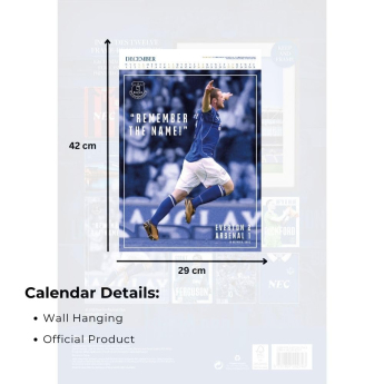 FC Everton kalendář Deluxe 2027