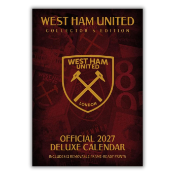 West Ham United kalendář FC Deluxe 2027