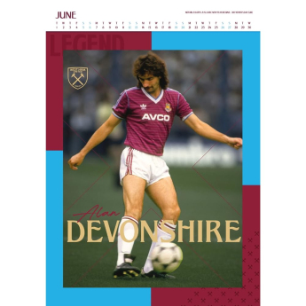 West Ham United kalendář FC Deluxe 2027
