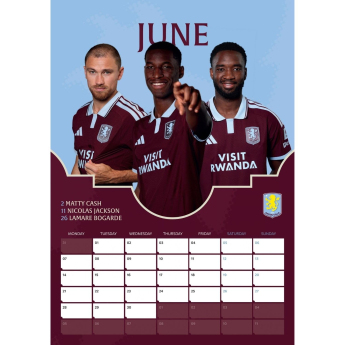 Aston Villa kalendář A3 2027