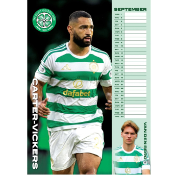 FC Celtic kalendář A3 2027